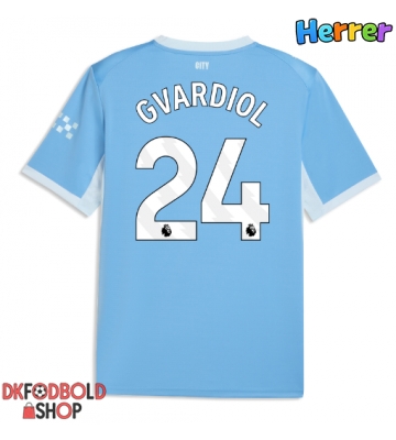 Manchester City Josko Gvardiol #24 Hjemmebanetrøje 2026-27 Kort ærmer Manchester City Josko Gvardiol #24 Hjemmebanetrøje 2026-27 Kort ærmer